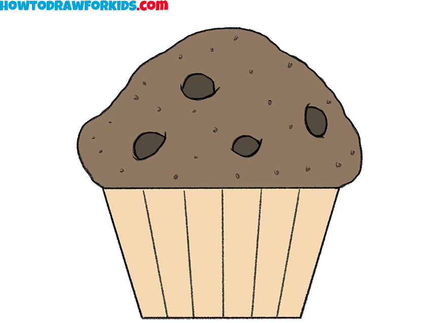 Cupcake and Candy Isolated Coloring Page for Kids - Stock Illustration  [109952719] - PIXTA