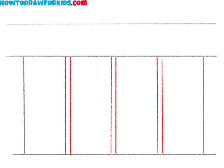 How to Draw a Fence Easy Drawing Tutorial For Kids