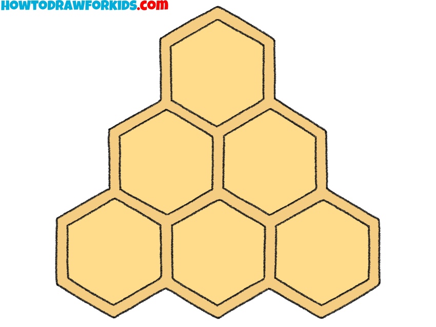 How to draw a honeycomb featured image