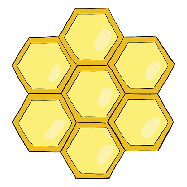 Honey bee drawing beehive flying insect doodle Vector Image, Honey Bee -  valleyresorts.co.uk