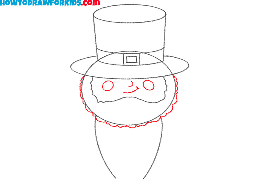 how to draw a leprechaun for kids easy