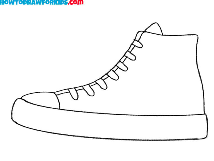 How to Draw a Shoe - Easy Drawing Tutorial For Kids