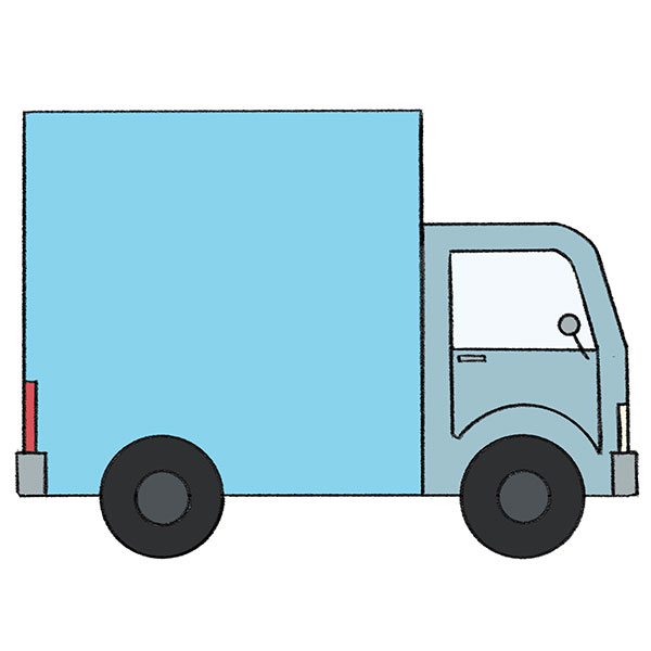 How to Draw a Truck Step by Step