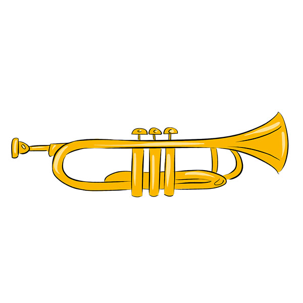 How to Draw a Trumpet