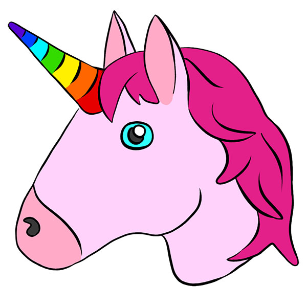 How to Draw a Unicorn Emoji