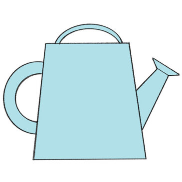 How to Draw a Watering Can