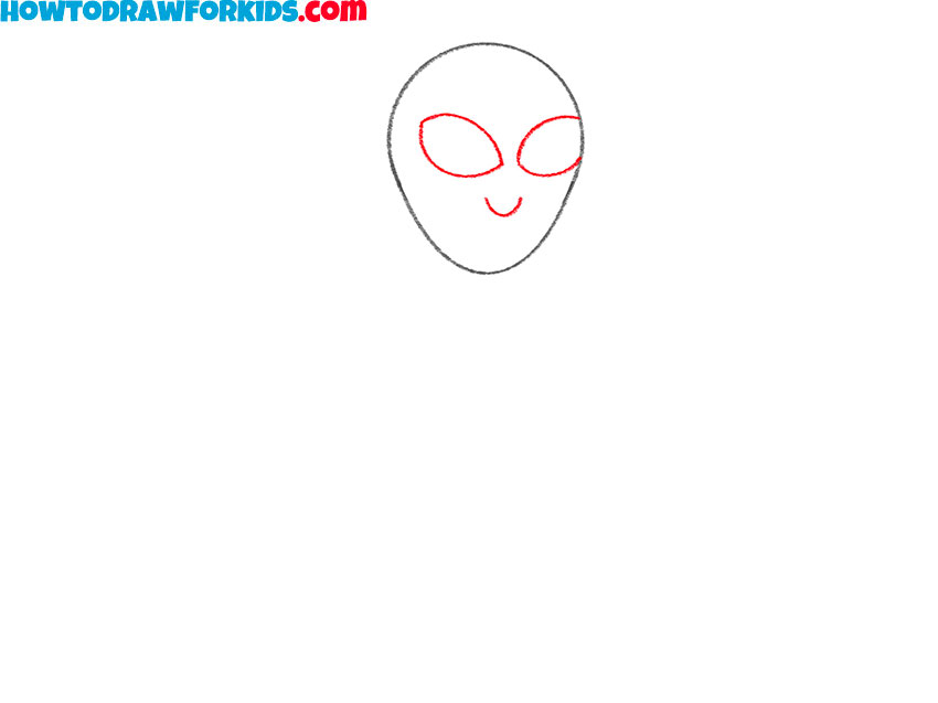 how to draw an alien easy for kids