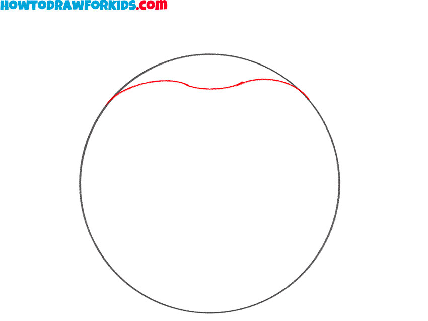 how to draw an apple easy for kids