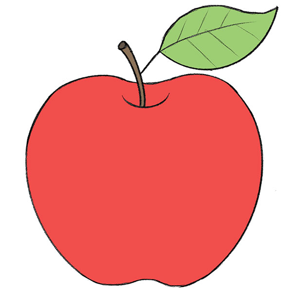 How to Draw an Apple