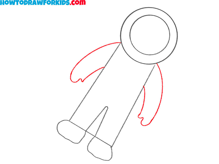 how to draw an astronaut for kids easy