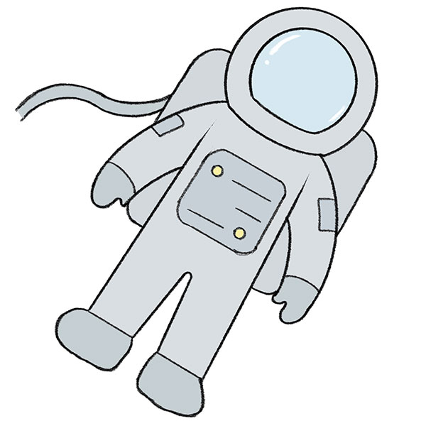 Learn To Draw Astronauts on the Moon - NASA