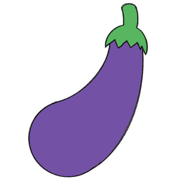 How to Draw an Eggplant