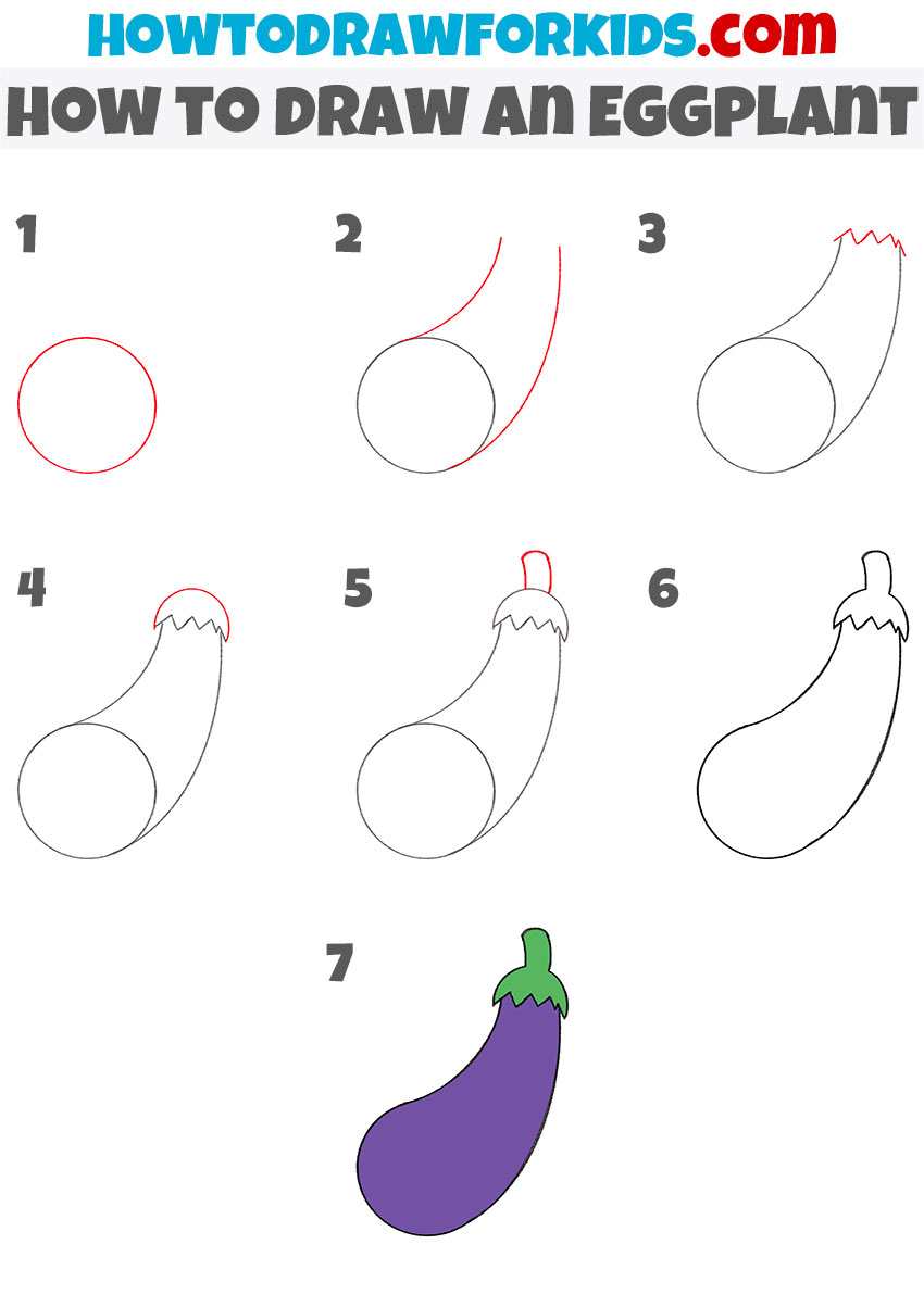 Coloring Pages | Icon Eggplant Brinjal Eggplant