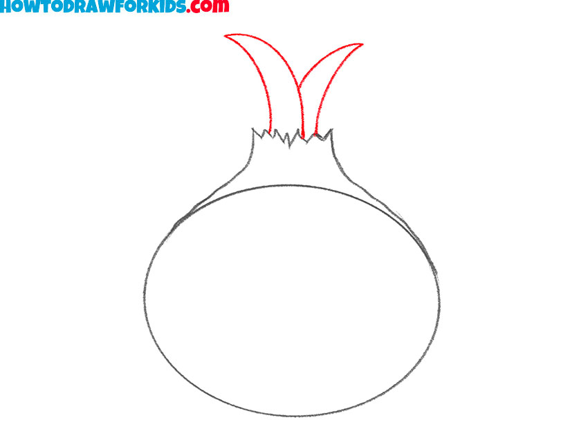 how to draw an onion for kids easy