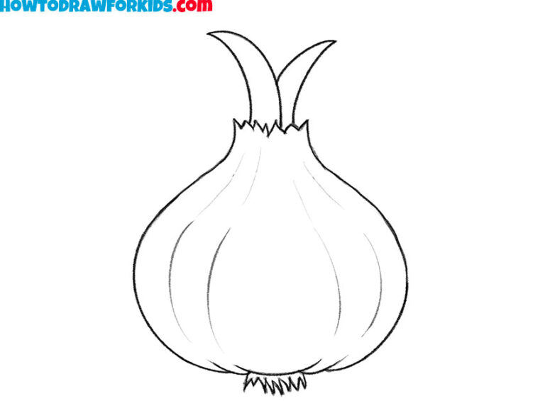 How to Draw an Onion Easy Drawing Tutorial For Kids