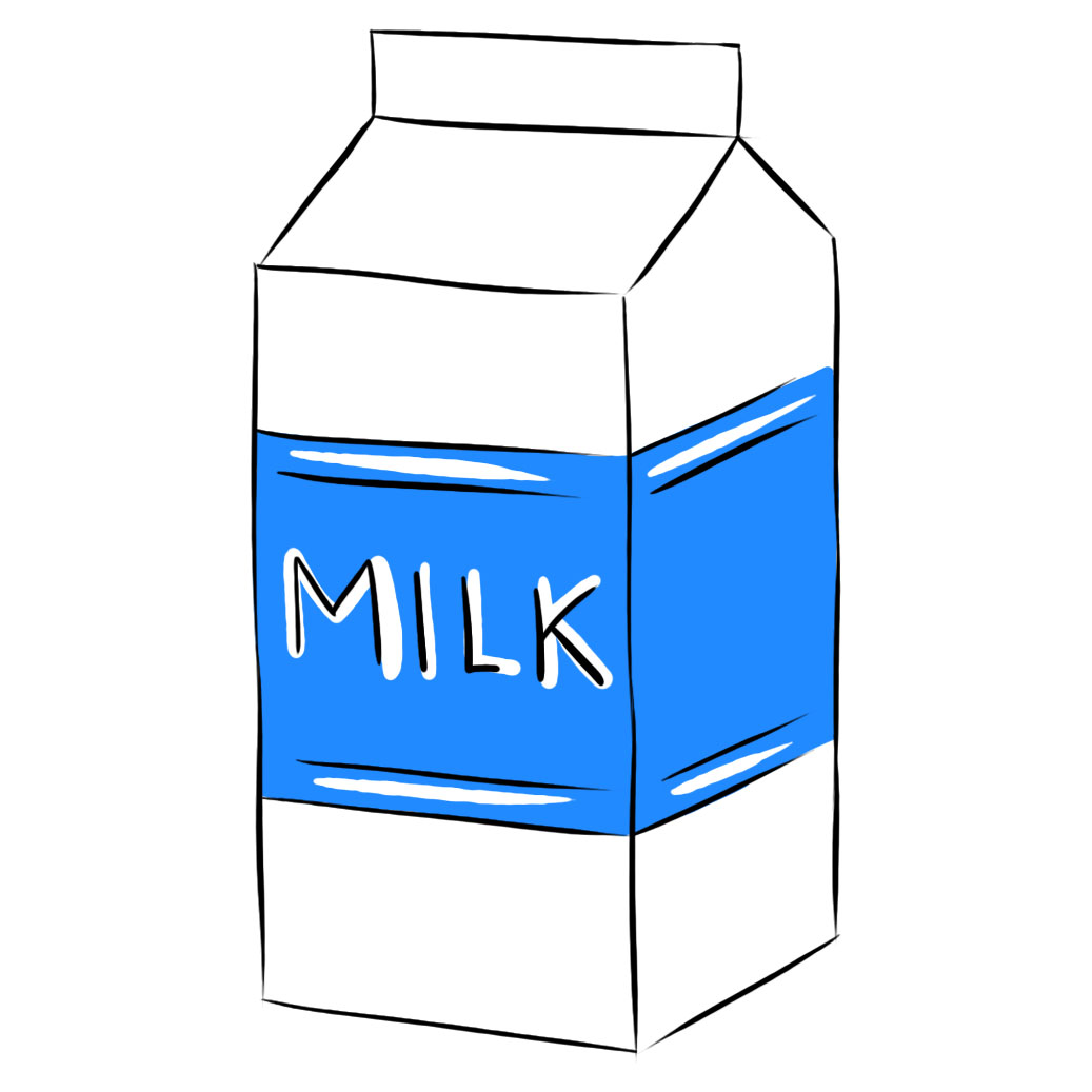 How to Draw Cartoon Milk