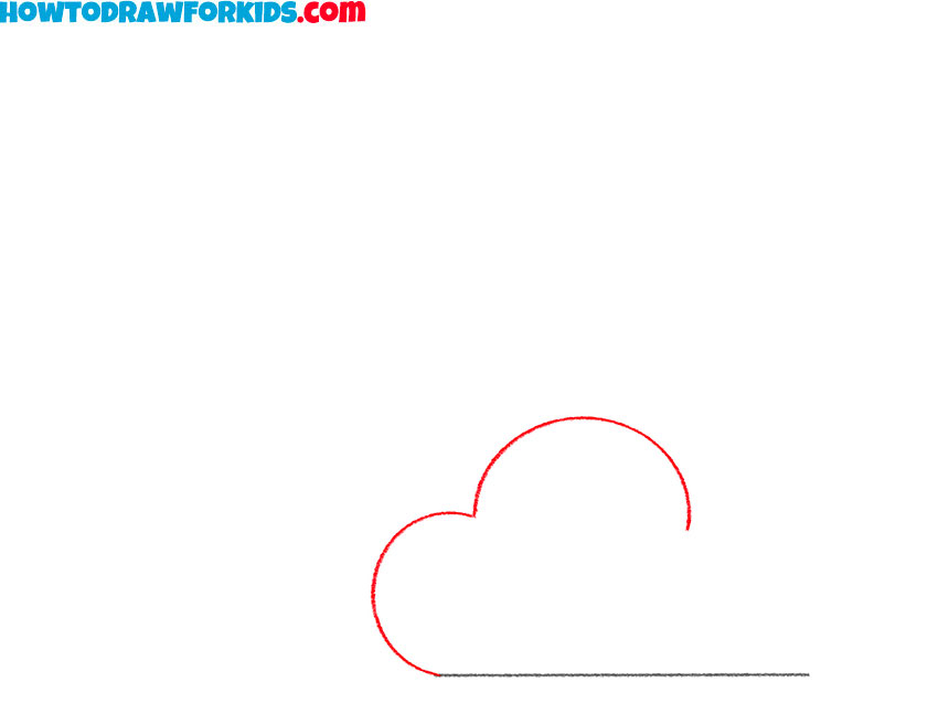 how to draw clouds easy for kids