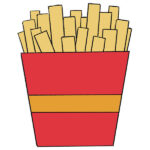 How to Draw French Fries