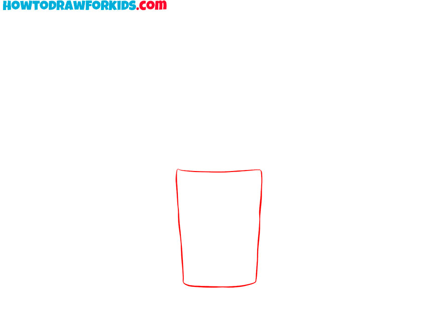 how to draw a flower pot easy