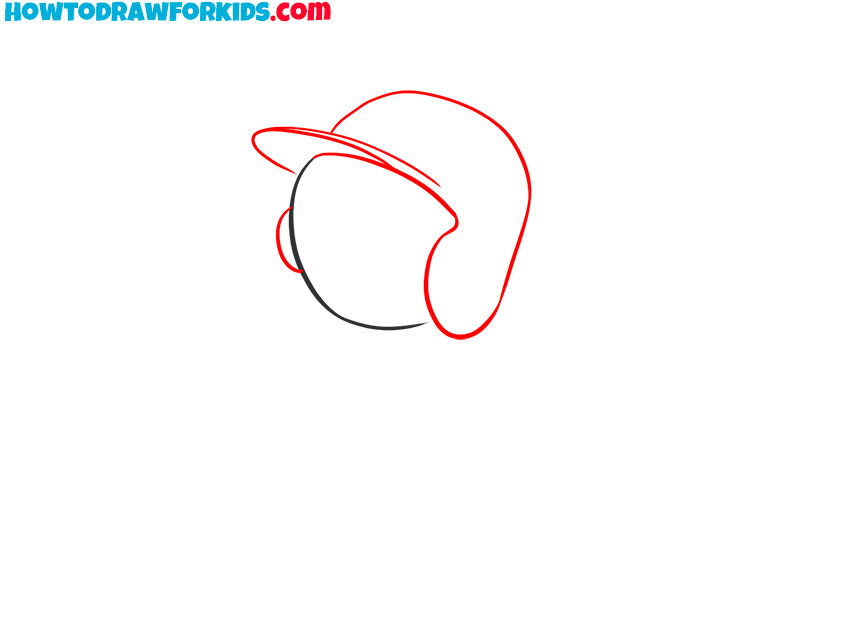 how to draw a baseball player step by step easy
