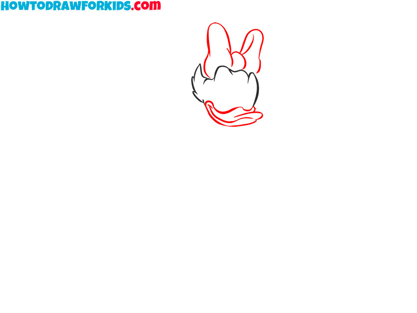 how to draw daisy the duck