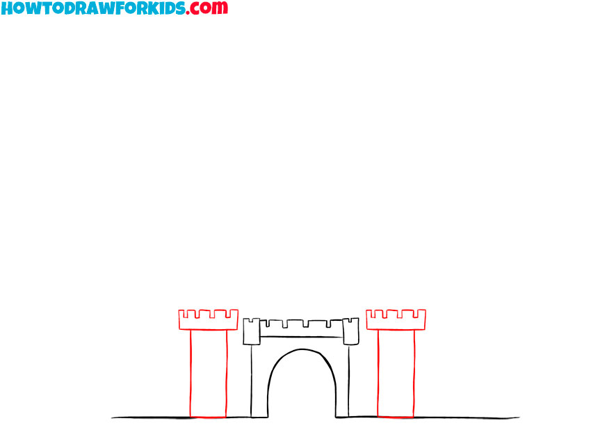 how to draw disney castle realistic