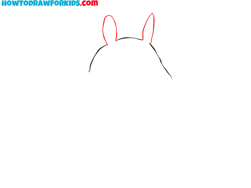 how to draw totoro simple
