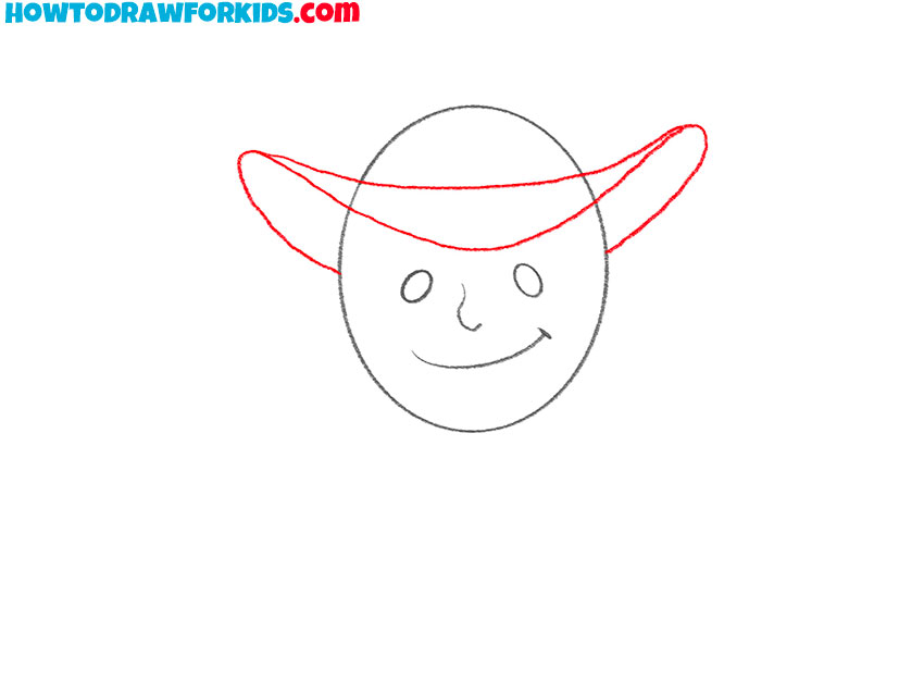 cowboy drawing easy