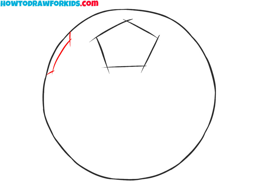 how to draw a ball easy