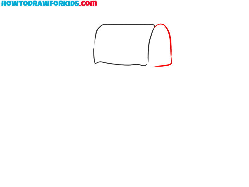 how to draw a cartoon mailbox