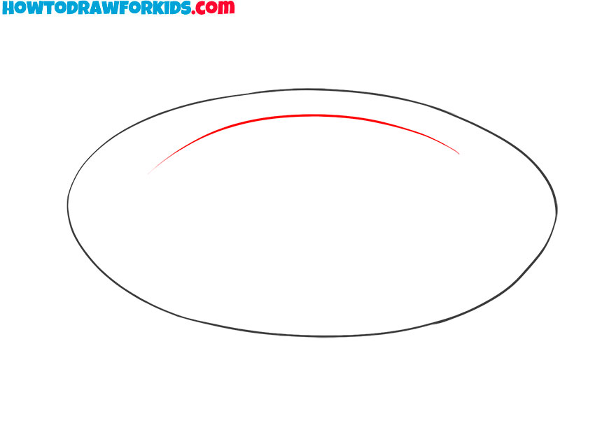 how to draw a plate easy