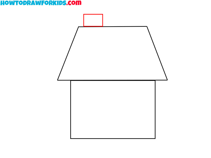 how to draw a simple little house