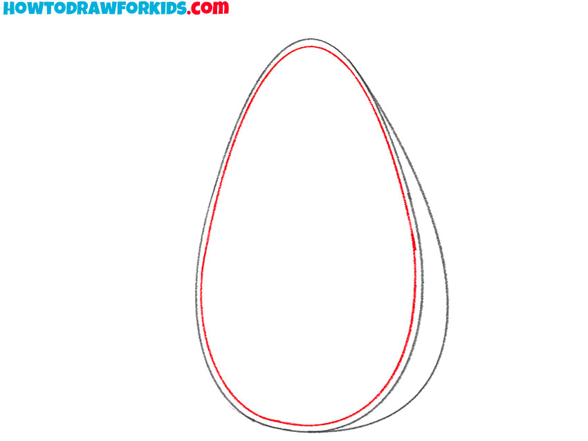 how to draw an avocado shape