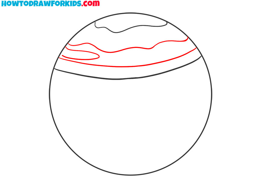 how to draw jupiter easy