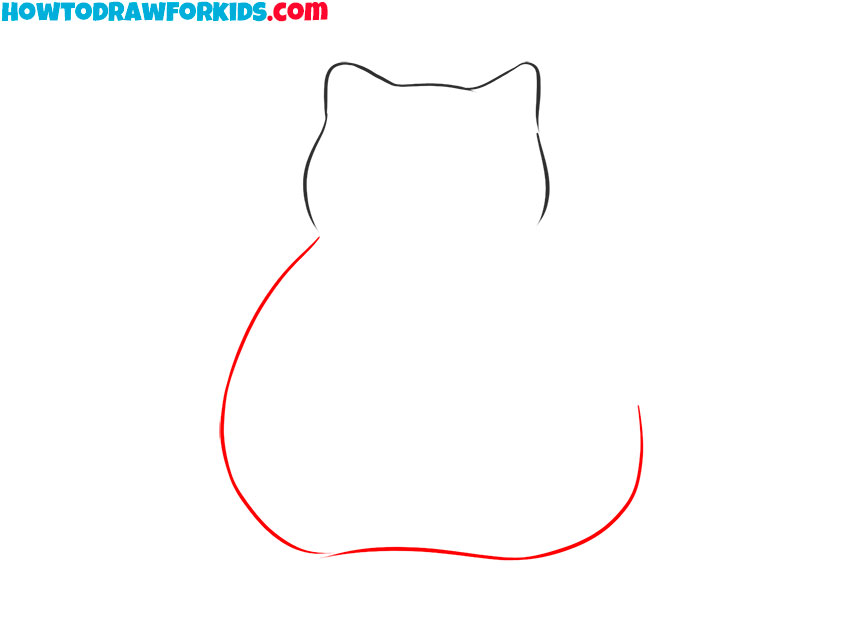 how to draw snorlax cute