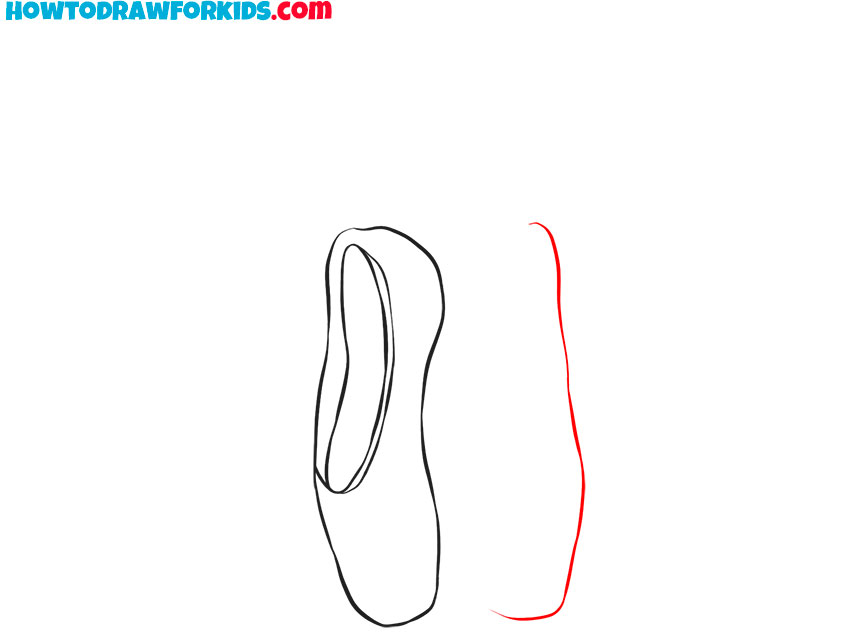 ballet shoes drawing easy