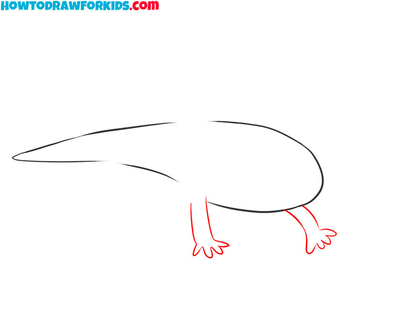 how to draw a axolotl cute