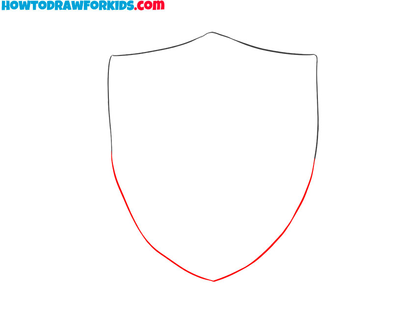 how to draw a cool shield
