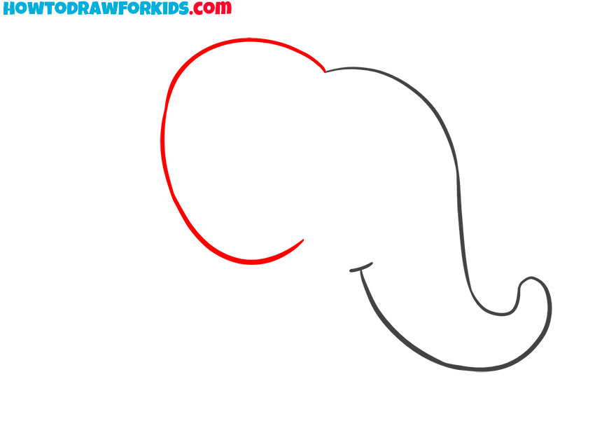 how to draw an cute elephant
