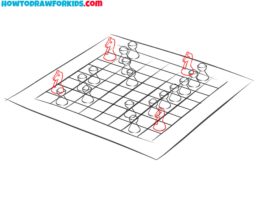 how to draw chess game