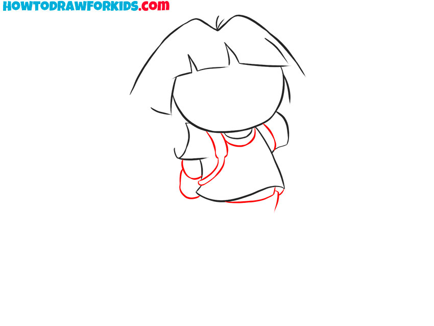 how to draw dora cartoon characters