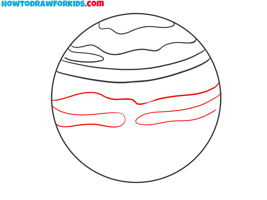 how to draw jupiter for beginners