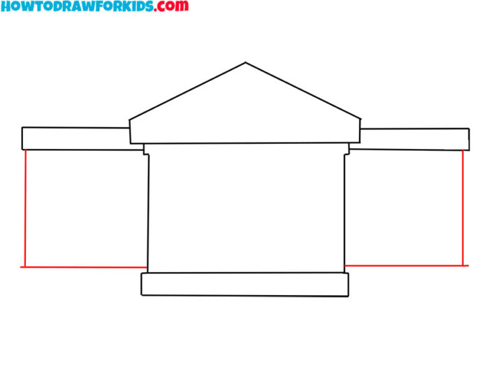 How to Draw the White House Easy Drawing Tutorial For Kids