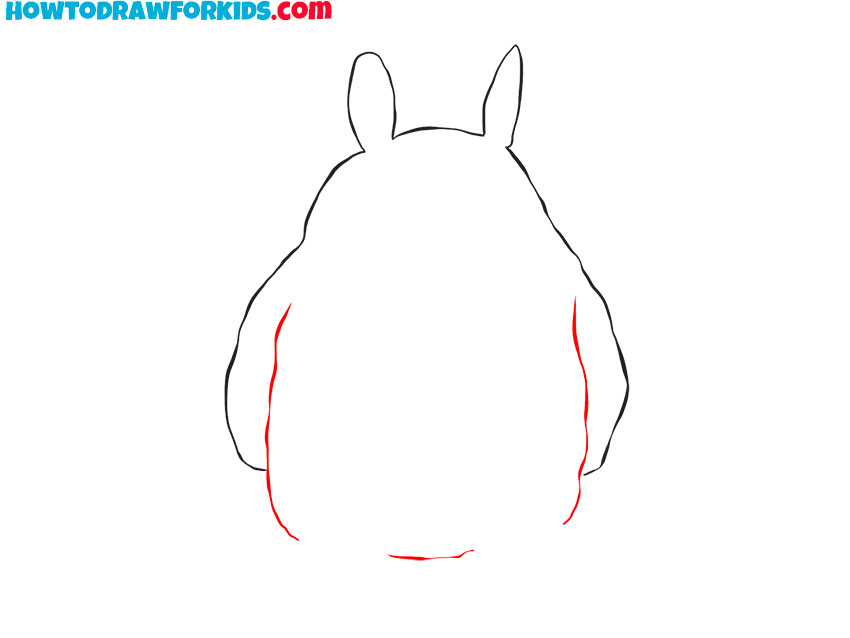 how to draw totoro characters