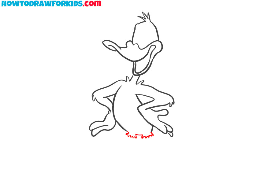 daffy duck drawing guide