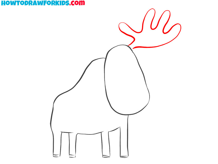 elk drawing lesson