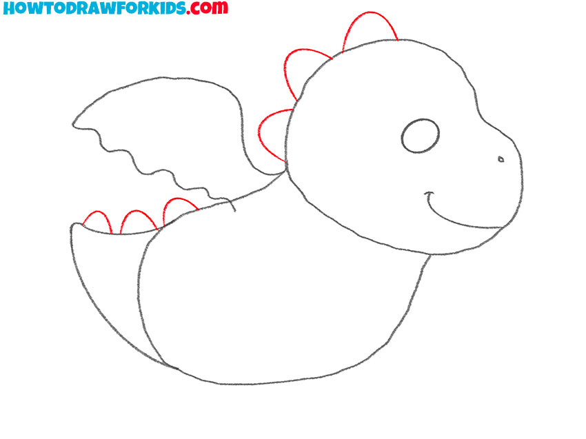 how to draw a baby dragon step by step for beginners