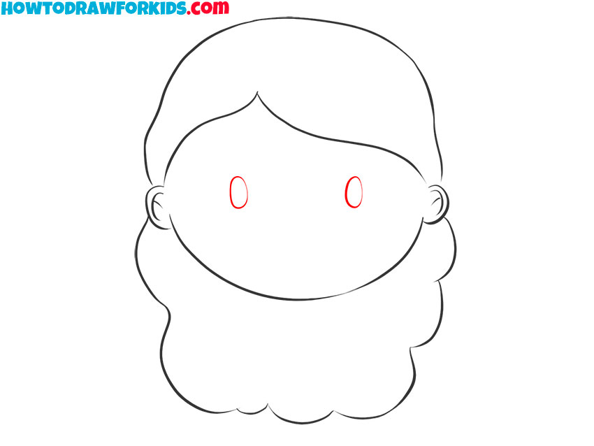how to draw a cartoon female head