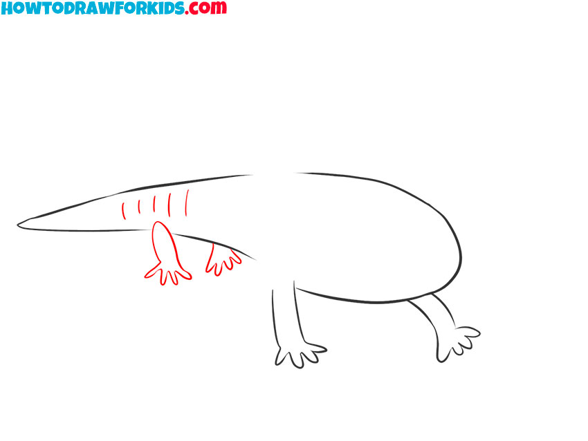 how to draw a simple axolotl