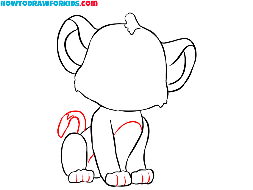 how to draw lion king hakuna matata